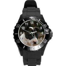 Bull Terrier Puppy Dog Face Sport Watch Choose Color Men's Women's Girls Pitbull