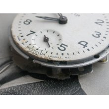 Bull's Eye Pocket Watch Face Hands and some Innards