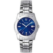 Bulova 96G47 Men's Watch (Blue Dial / Stainless Steel Bracelet) Promotional