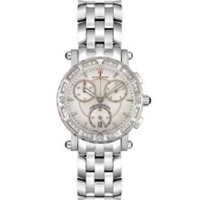 Bulova Accutron 26r41 Courchevel Chronograph 30 Diamonds Date Women's Watch