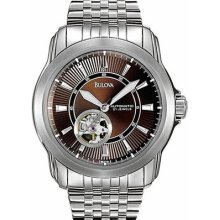 Bulova Mens Automatic Mechanical Exhibition Watch 96a101