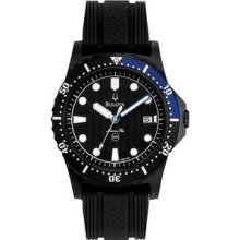 Bulova Watch In Black Ion Stainless Steel (98b159)