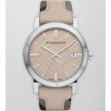 Burberry Nova Check-strap Watch, Tan