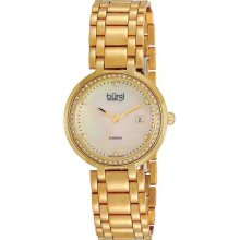 Burgi Women's Bu55yg Swiss Quartz Diamond Bracelet Gold Watch $745