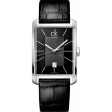 Calvin Klein Ck Window Gents Watch, Black Rrp Â£225