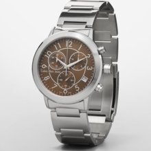 Calvin Klein Jeans Continual Brown Dial Chronograph Watch Mens