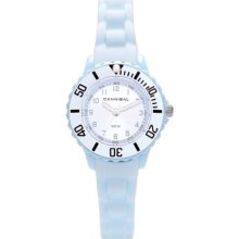 Cannibal Kid's Quartz Watch With Blue Dial Analogue Display And Blue Silicone Strap Ck226-13