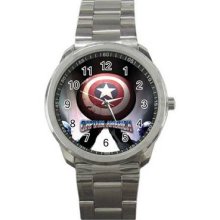 Captain America Sport Metal Watch 08