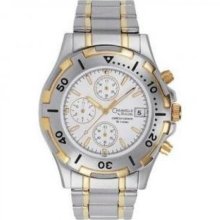 Caravelle by Bulova Men's 45B17 Silver Tone Bracelet White Dial Watch