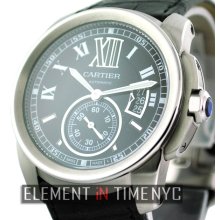 Cartier Calibre Collection Calibre Stainless Steel Black Dial