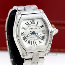 Cartier stainless steel large size roadster