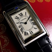 Cartier Tank Basculante MÃ©canique Xl Full Size Mens Watch