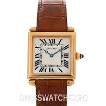 Cartier Tank Obus 18k Yellow Gold Watch