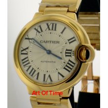 Cartier W69003Z2 Ballon Bleu 18K Yellow Gold Mid Size Unused