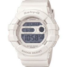 Casio Baby-g Bgd140-7a Dual Illuminator World Time Water Resistant White Watch