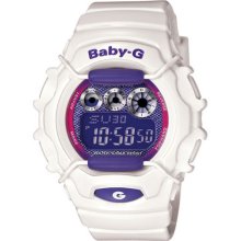 Casio Baby-G wrist watches: Baby-G White/Purple bg1006sa-7b