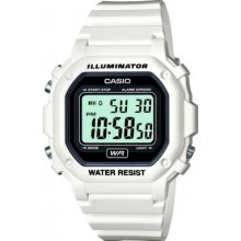 Casio F-108whc-7aef Mens White Chronograph Watch Rrp Â£25