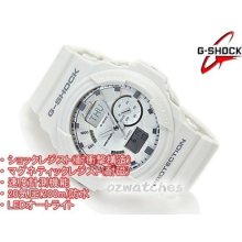 Casio G-shock 35mm 3d Design Ga-150 Ga-150-7adr White 5-alarm 100% Authentic