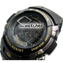 Casio G-shock G-spike G-7710 G-7710-1 G-7710-1dr Black World Time 100% Authentic