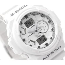 Casio G-shock, Large Face, Analog Digital, Ga150 Ga-150-7a, Matte White