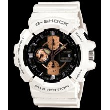 Casio G-shock Rose Gold White Watch Gac-100rg-7a Gac100rg