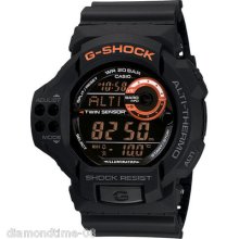 Casio G-shock Twin-sensor Reverse Lcd Thermometer Gdf100-1b