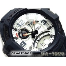 Casio G-shock Twin Sensor Digital Compass Thermometer Ga-1000 Ga-1000-2adr