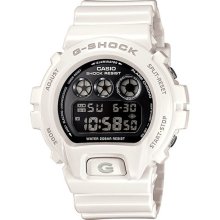 Casio G-Shock wrist watches: G-Shock Mirror-Metallic White dw6900nb-7