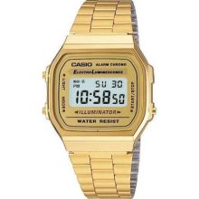 Casio Gold A168wg-9 Digital Alarm Eliminator Light A168wg-9w Sport Watch A168wg