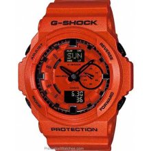 Casio Mens G-Shock Metallic Orange with 3-D Dial GA150A-4A