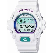 Casio Men's G-shock G-lide White Tide/moon Graph Watch Glx6900-7cr - Glx6900-7cr