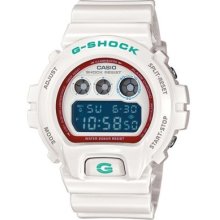 Casio Mens Watch White Resin G-shock Classic Dw6900sn-7cr Dw-6900sn-7