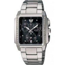 Casio Sheen Shn-5501d-1a Wrist Watch Swarovski White Woman Black Steel Crono Zxc