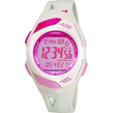 Casio Str300-7c Women's Lap Memory Countdown Timer Chronograph Alarm Watch