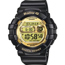 Casio Unisex G-Shock BGD141-1 Black Resin Quartz Watch with Digital Dial