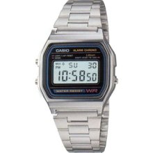 Casio Vintage Look Retro A158wa Silver Digital Watch