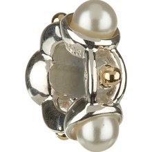 Chamilia Silver Gold Pearl Spacer Bead