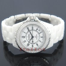 Chanel J12 Ceramic Diamond Watch