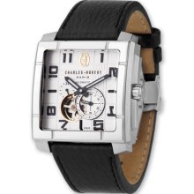 Charles Hubert Mens White Square Dial Automatic Watch XWA3220