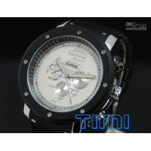 Charm Men Automatic 6-hand Mechanical Sport Wrist Watch