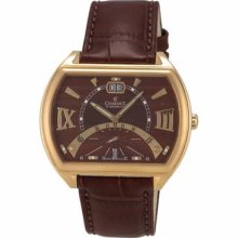 Charmex Men's Monte Carlo Rose Gold Plated Steel Grey Dial Date Watch 2332