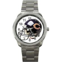 Chicago BEARS Football Sports Metal Watch NEW!