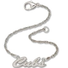 Chicago Cubs Script Bracelet by LogoArt(r) ...