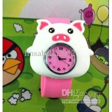 Child Jelly Watches Watch Pig Table Personality Dial Silica Gel Tabl