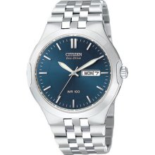 Citizen Bm8400-50l Men's Watch Corso Eco-drive Stainless Steel Blue Dial