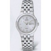 Citizen Eco Drive Ladies` Silver Corso Watch (27 Mm Case)