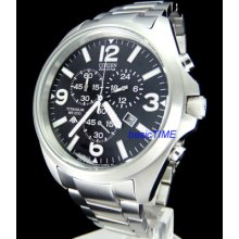 Citizen Eco-drive Men 'promaster' Chronograph Titanium 200m At0660-64e