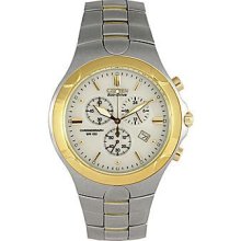 Citizen Mens At0934-52a Eco-drive Two-tone Chrono Watch