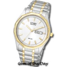 Citizen Men's Eco-Drive Day-Date Watch BM8434-58A