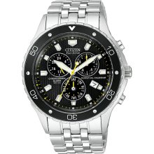 Citizen Men's Eco-Drive Stainless Steel Perpetual Calendar Alarm Chronograph BL5290-59E